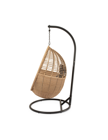Sillón Colgante Exterior LIVA, Metal Antracita / Ratán Sintético