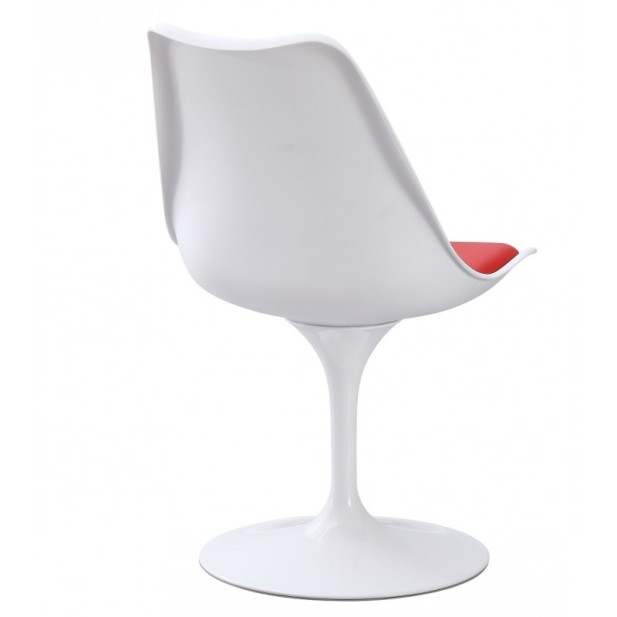 Silla Tulip Cojín Rojo, Inspiración... Silla Tulip Cojín Rojo, Inspiración...