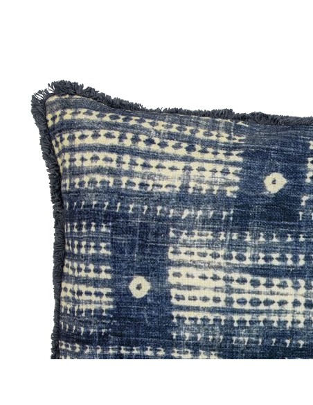 Cojín FILLIPA 60x40 cm, Algodón Azul - Bloomingville