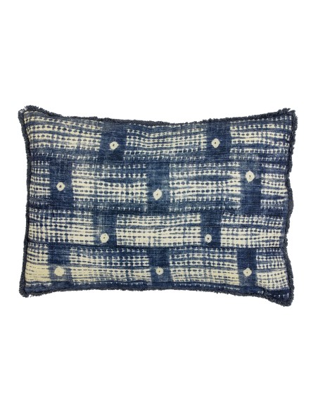 Cojín FILLIPA 60x40cm, Algodón Azul - Bloomingville; Vackart; 82057354
