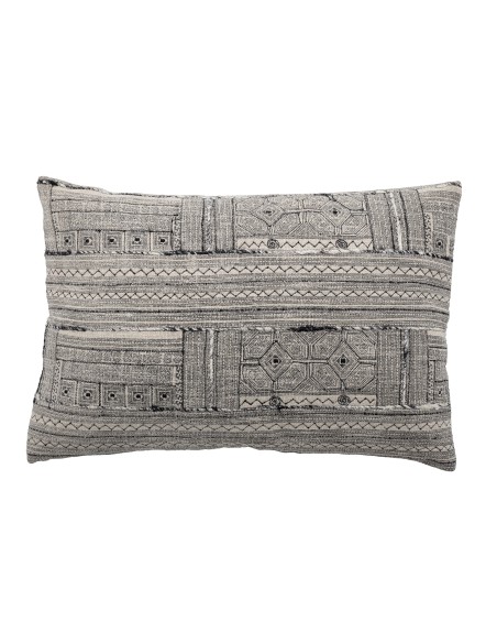 Cojín JIYAR 60x40 cm, Algodón Negro - Bloomingville; Vackart; 82051029