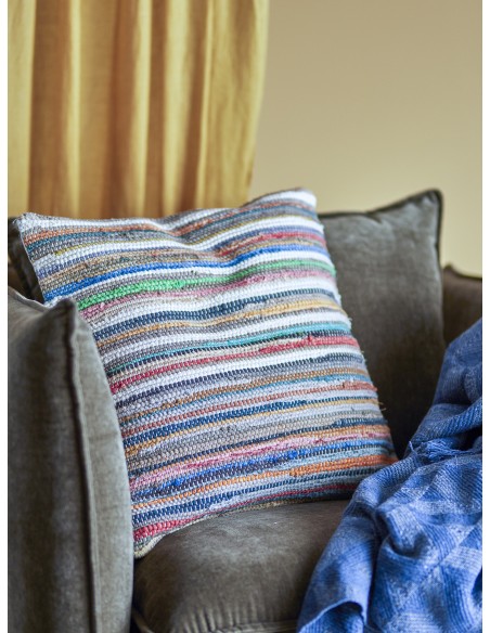 Cojín LOVIS 50x50 cm, Algodón Rojo - Bloomingville