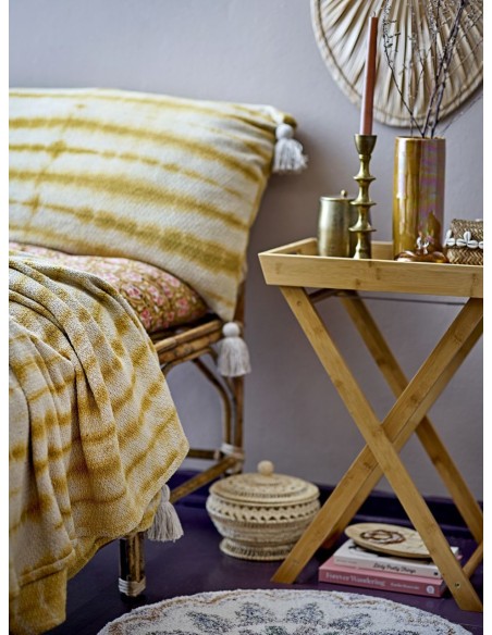 Colcha DECIA 260x220 cm, Algodón Reciclado / Amarillo - Bloomingville