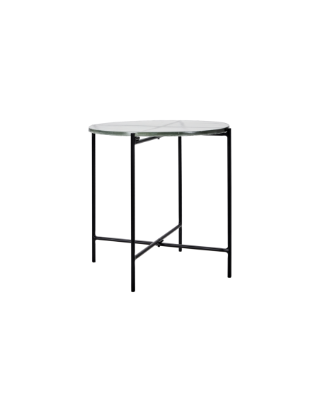 Mesa Auxiliar TAMU, Metal Negro / Cristal - House Doctor