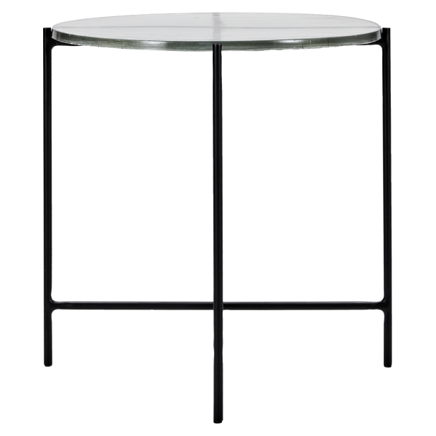 Mesa Auxiliar TAMU, Metal Negro / Cristal - House Doctor; 266140008