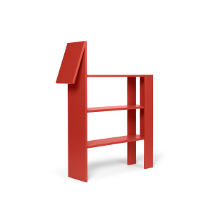 Estantería HORSE - Rojo Amapola - Ferm Living; Vackart; 1104268914