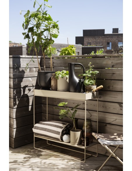 Manta Acolchada GRAND 170x120 cm, Arena / Negro - Ferm Living