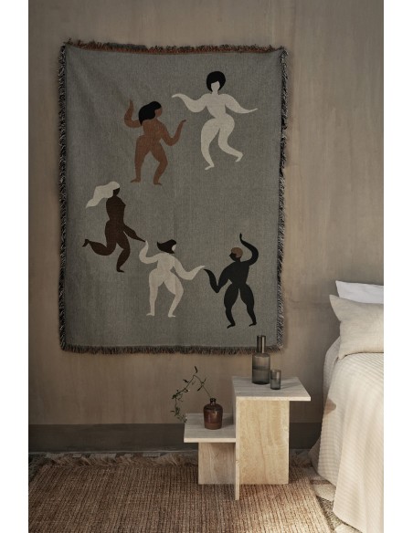 Manta Tapiz FREE 170x120 cm, Algodón Orgánico - Ferm Living