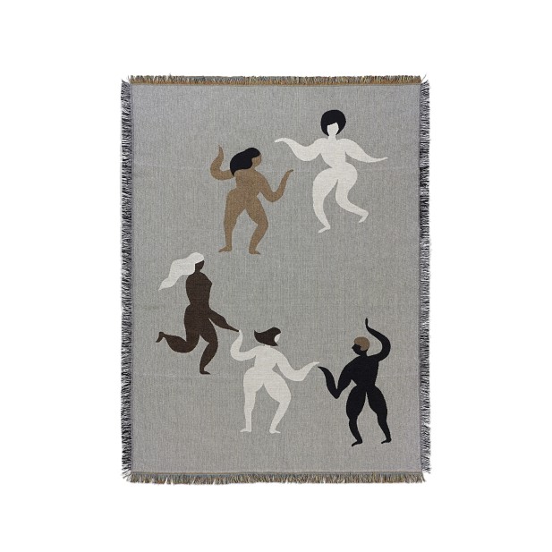 Manta Tapiz FREE 170x120cm, Algodón Orgánico - Ferm Living; 1104267424