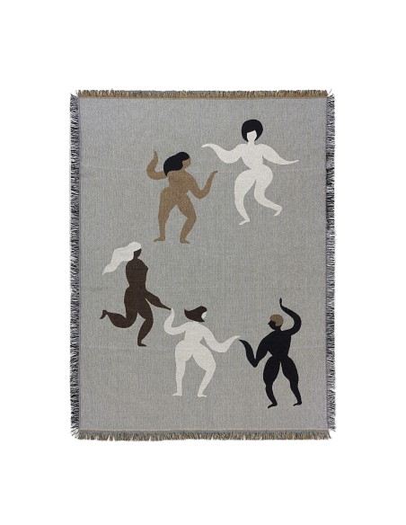 Manta Tapiz FREE 170x120cm, Algodón Orgánico - Ferm Living; 1104267424