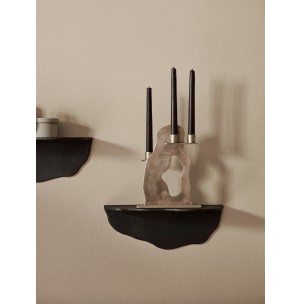 Estante de Pared FRACTURE, Aluminio Negreado - Ferm Living; 1104263730 2