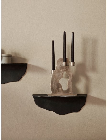 Estante de Pared FRACTURE, Aluminio Negreado - Ferm Living