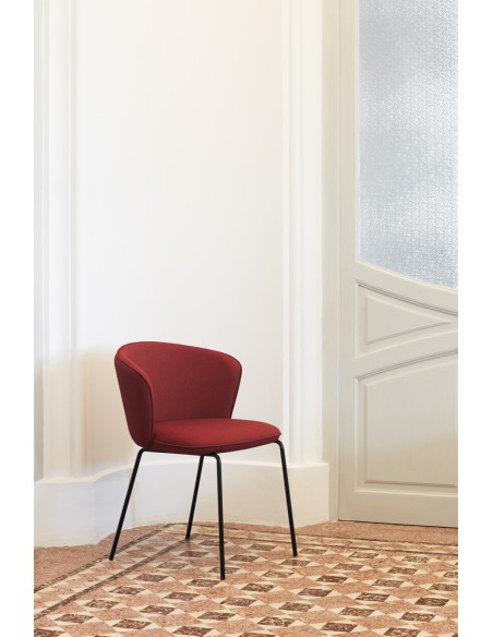 Silla ADD, Textil Caldera / Metal Negro - Teulat