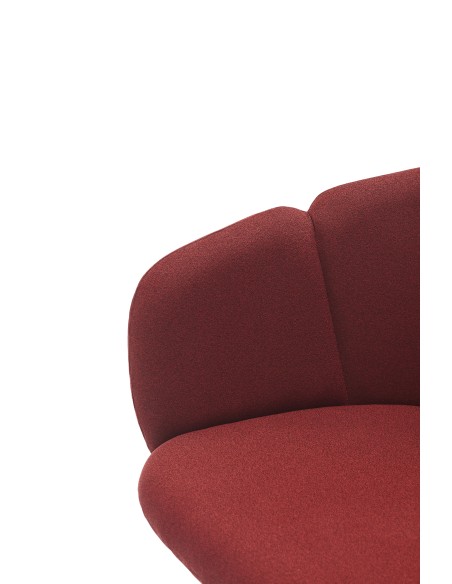 Silla con Brazos ADD, Textil Caldera / Metal Negro - Teulat