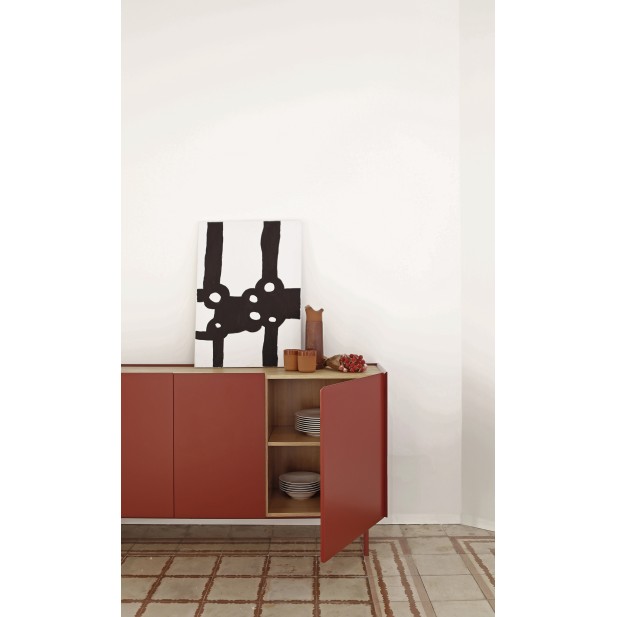 Aparador ARISTA 165 cm, Burdeos /...