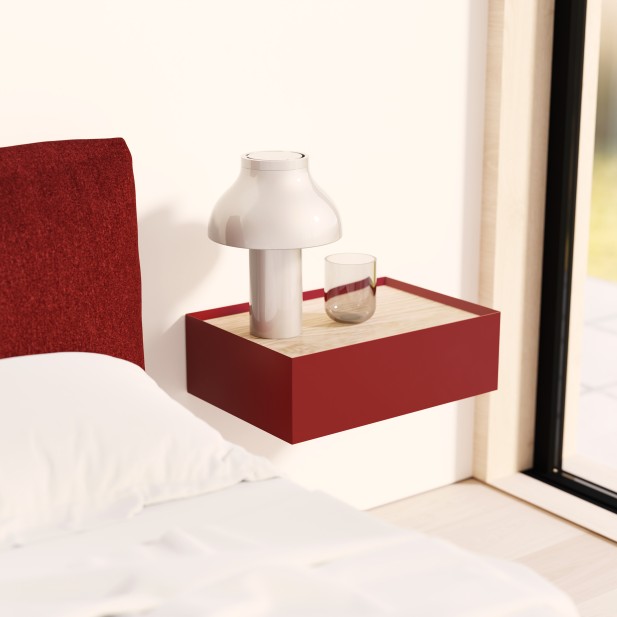 Mesita de Pared ARISTA, Burdeos /...