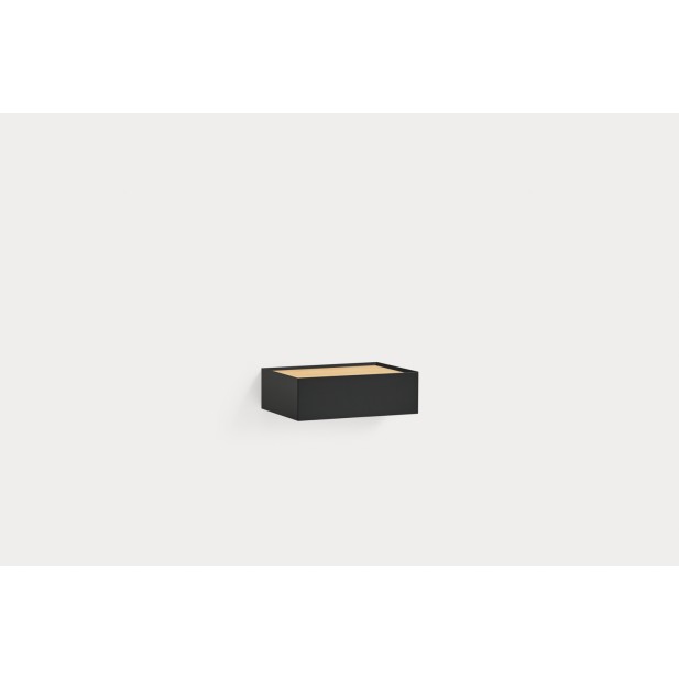 Mesita de Pared ARISTA, Negro / Roble...