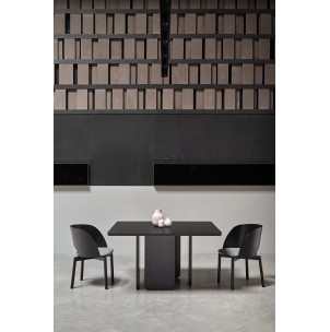 Mesa Cuadrada ARQ 137 cm, Negro - Teulat; Vackart; 13644_TE 2