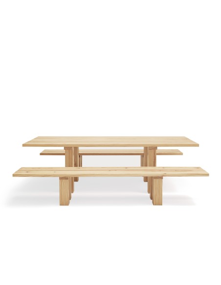 Banco BANDA 260 cm, Natural - Teulat
