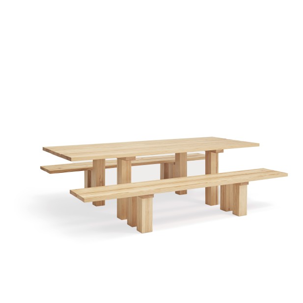 Banco BANDA 260 cm, Natural - Teulat