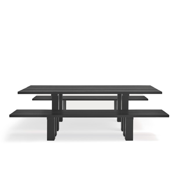 Banco BANDA 260 cm, Negro - Teulat