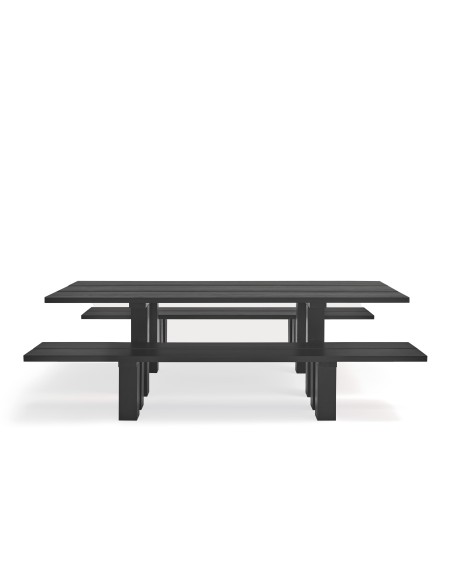 Banco BANDA 260 cm, Negro - Teulat