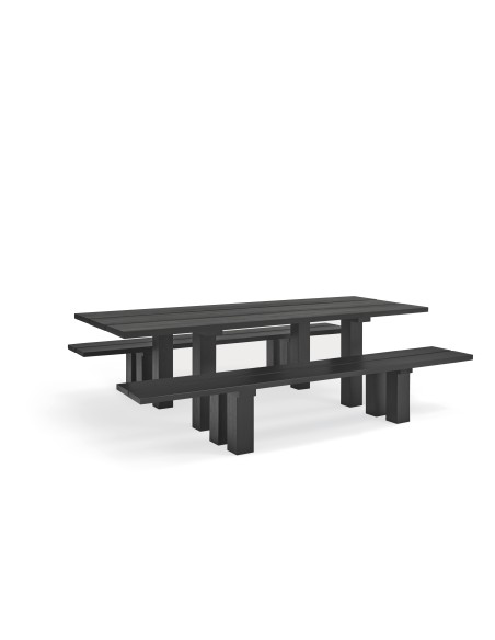 Banco BANDA 260 cm, Negro - Teulat