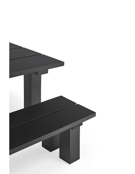 Banco BANDA 260 cm, Negro - Teulat