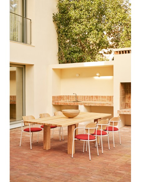 Mesa Rectangular BANDA 260x100 cm, Natural - Teulat