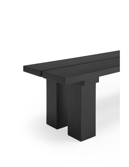 Mesa Rectangular BANDA 260x100 cm, Negro - Teulat