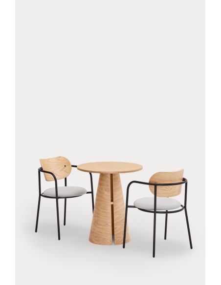 Mesa Redonda CEP Ø65 cm, Natural - Teulat