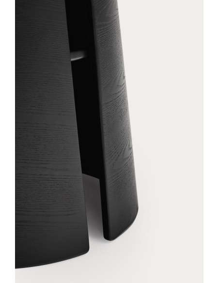 Mesa Redonda CEP Ø65 cm, Negro - Teulat