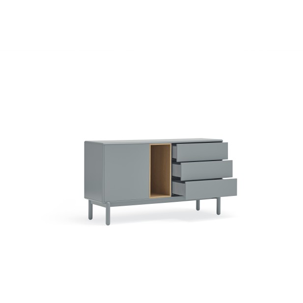 Aparador CORVO 136 cm, Gris Perla -... Aparador CORVO 136 cm, Gris Perla -...