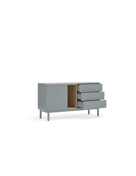 Aparador CORVO 136 cm, Gris Perla - Teulat
