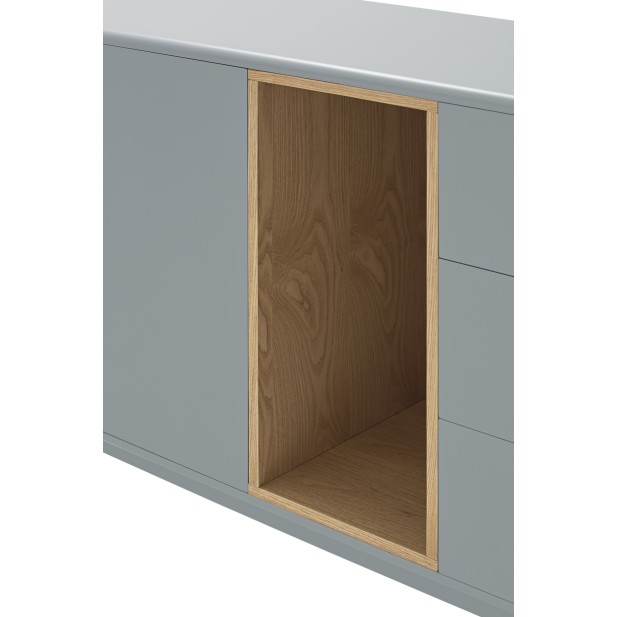Aparador CORVO 136 cm, Gris Perla -... Aparador CORVO 136 cm, Gris Perla -...
