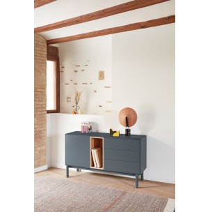 Aparador CORVO 136 cm, Gris Antracita - Teulat; Vackart; 15965_TE 2