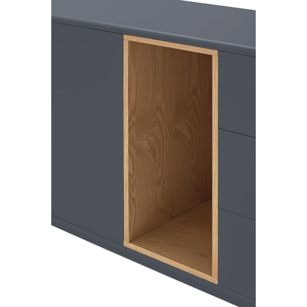 Aparador CORVO 136 cm, Gris Antracita... Aparador CORVO 136 cm, Gris Antracita...