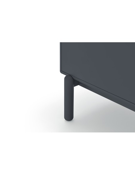 Aparador CORVO 136 cm, Gris Antracita - Teulat