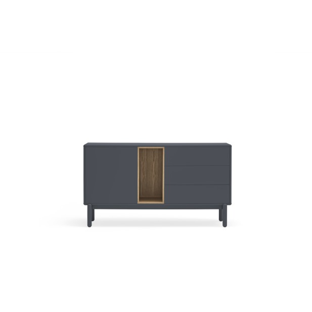 Aparador CORVO 136 cm, Gris Antracita - Teulat; Vackart; 15965_TE