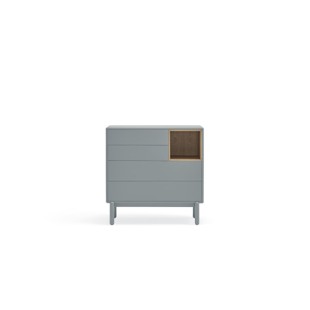 Cómoda CORVO 90 cm, Gris Perla - Teulat; Vackart; 14780_TE