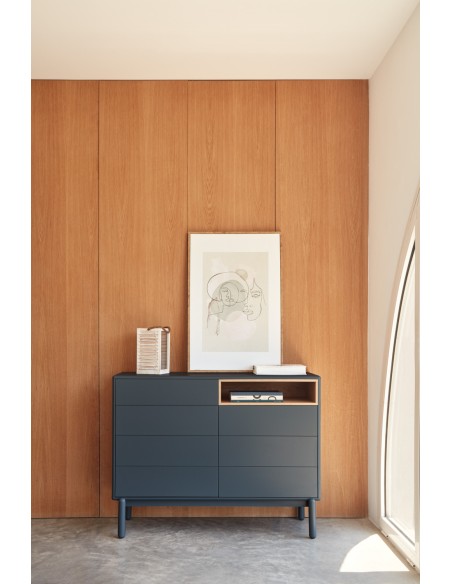 Cómoda CORVO 120 cm, Gris Antracita - Teulat