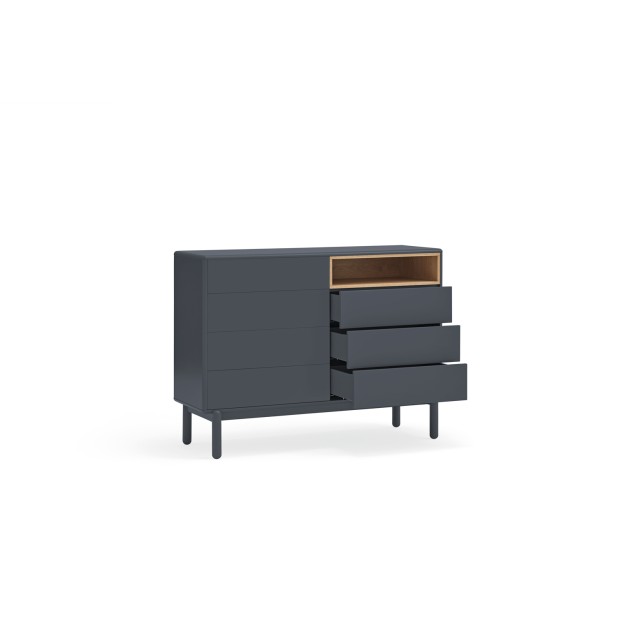 Cómoda CORVO 120 cm, Gris Antracita -... Cómoda CORVO 120 cm, Gris Antracita -...
