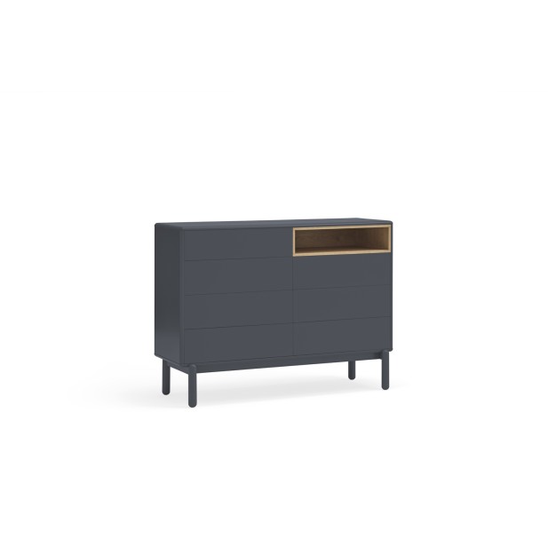 Cómoda CORVO 120 cm, Gris Antracita -... Cómoda CORVO 120 cm, Gris Antracita -...