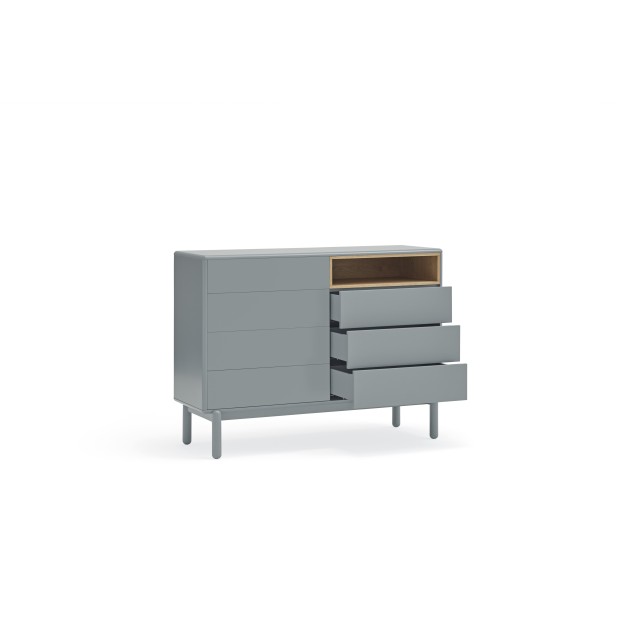 Cómoda CORVO 120 cm, Gris Perla - Teulat Cómoda CORVO 120 cm, Gris Perla - Teulat