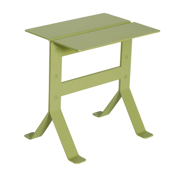 Mesa Auxiliar FOLD Verde Claro - Hübsch. Vackart. 992008