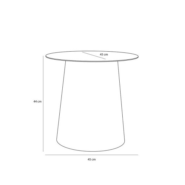 Mesa Auxiliar PILLAR Arena - Hübsch