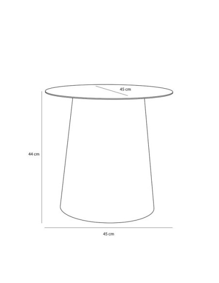 Mesa Auxiliar PILLAR Arena - Hübsch