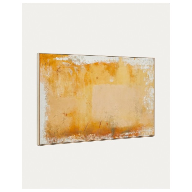 Cuadro abstracto Selnar amarillo 202 x 122 cm - Kave Home