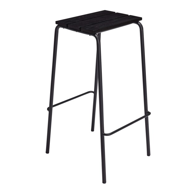 Taburete Bar STILT Negro - Hübsch. Vackart. 991910