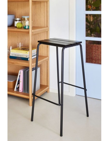 Taburete Bar STILT Negro - Hübsch